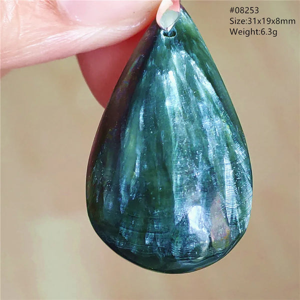 Green Seraphinite Pendant-ToShay.org