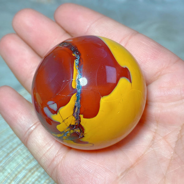 Yellow Mookaite Ball-ToShay.org