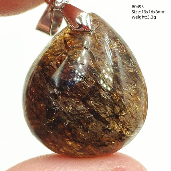 Black Copper Rutilated Quartz-ToShay.org