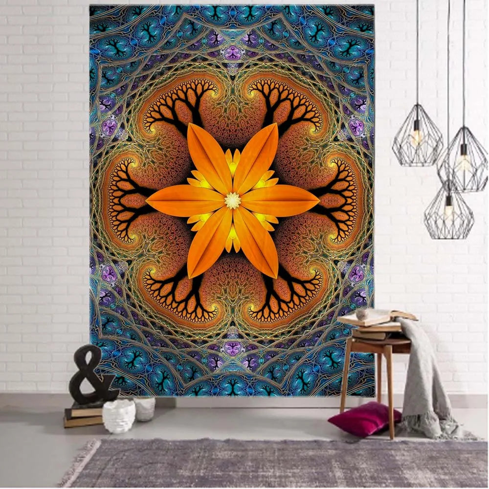 Psychedelic Art Print Tapestry-ToShay.org