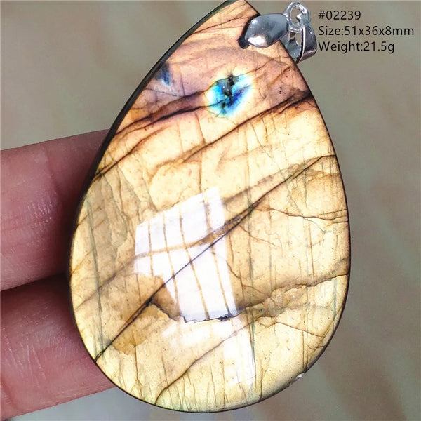 Blue Light Labradorite Pendant-ToShay.org