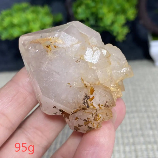 White Quartz Crystal Cluster-ToShay.org