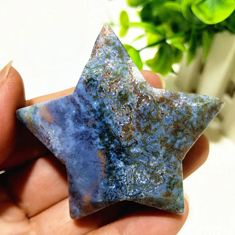 Green Moss Agate Star-ToShay.org