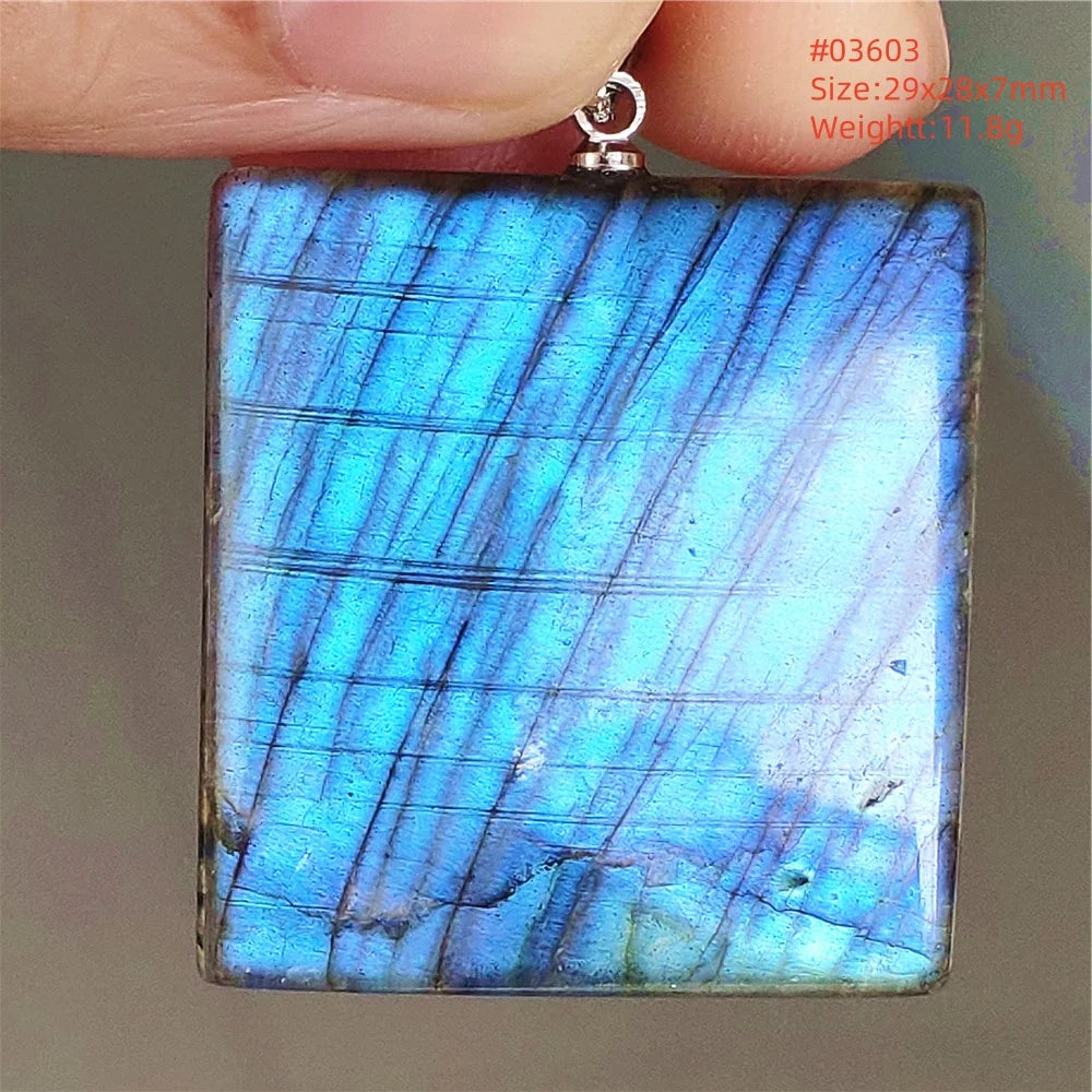 Blue Purple Labradorite Pendant-ToShay.org