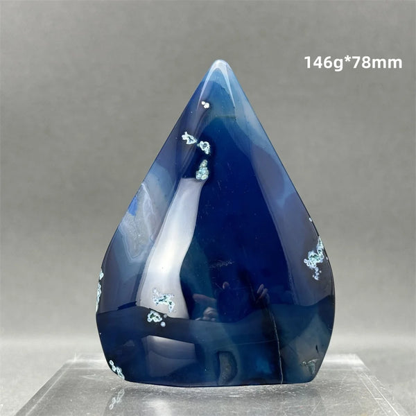 Blue Agate Torch-ToShay.org