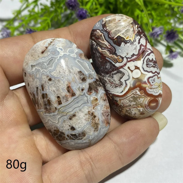 Red Agate Palm Stone-ToShay.org