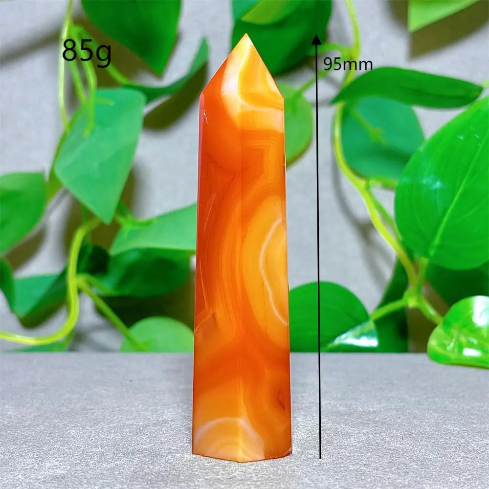 Orange Carnelian Crystal Tower-ToShay.org