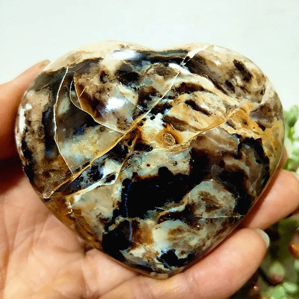 Grey Opal Crystal Heart-ToShay.org