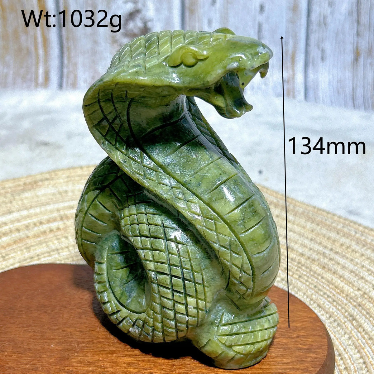 Green Jasper Cobra-ToShay.org