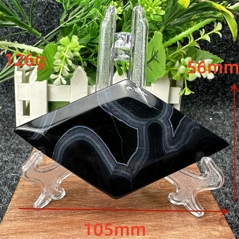 Black Agate Diamond-ToShay.org