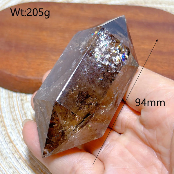 Smokey Rainbow Quartz Point-ToShay.org