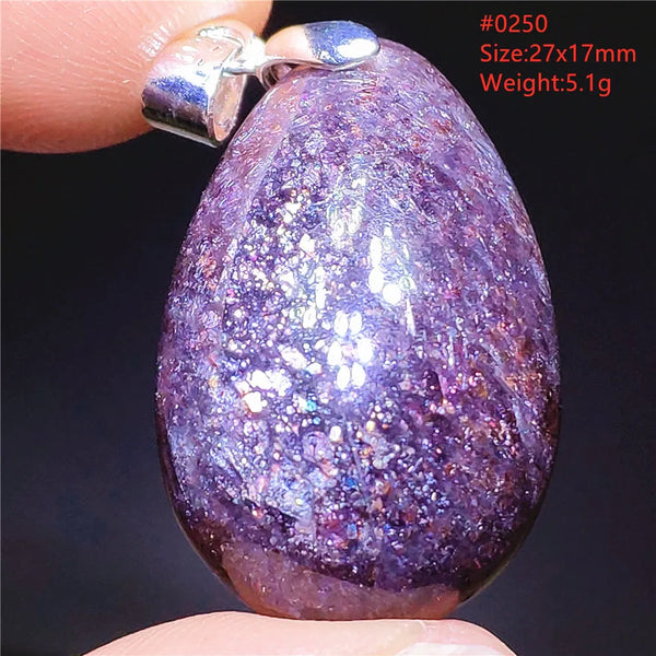 Blue Blood Red Lolite Pendant-ToShay.org