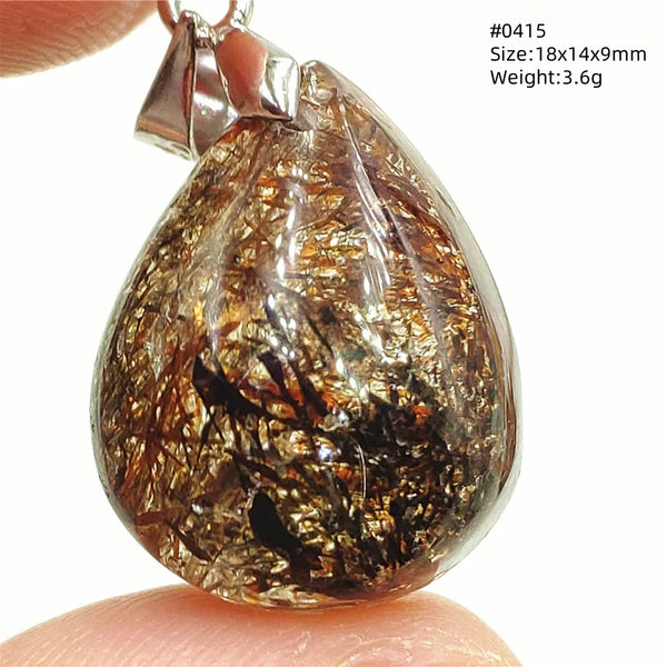Black Rutilated Copper Quartz-ToShay.org