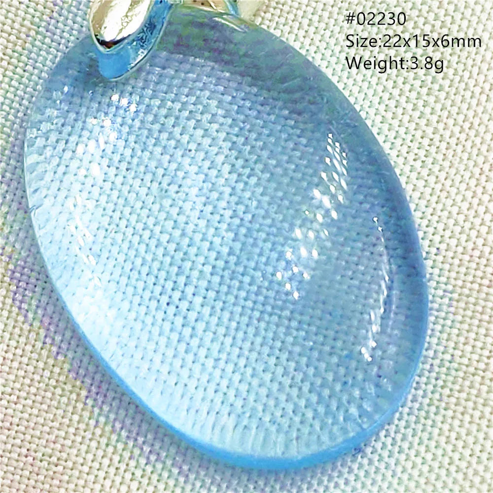 Blue Topaz Crystal Pendant-ToShay.org
