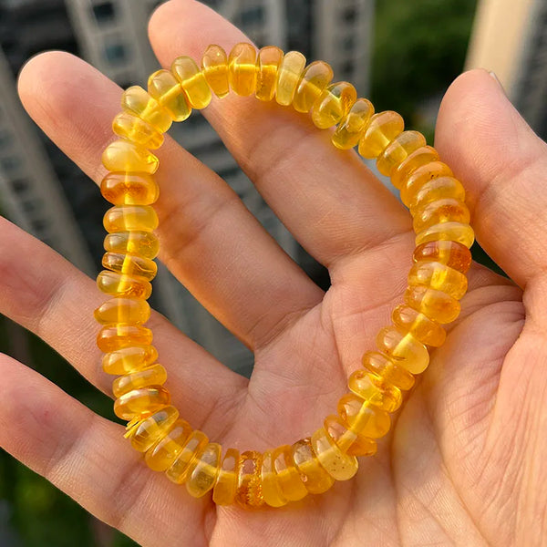 Yellow Amber Bracelet-ToShay.org