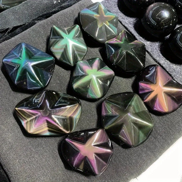 Rainbow Obsidian Star-ToShay.org