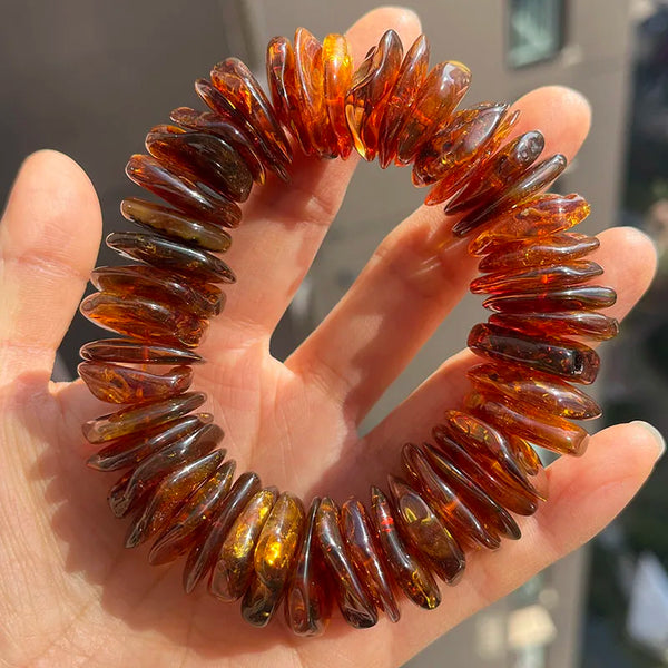 Yellow Amber Bracelet-ToShay.org