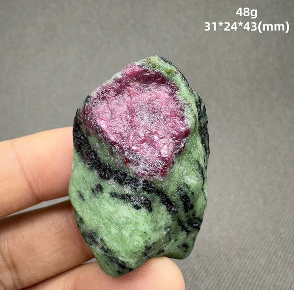 Red Green Ruby Epidote-ToShay.org