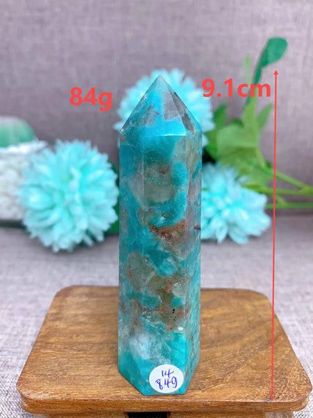 Blue Amazonite Point-ToShay.org