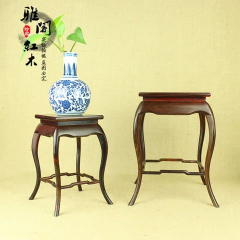 Red Wood Table Stand-ToShay.org
