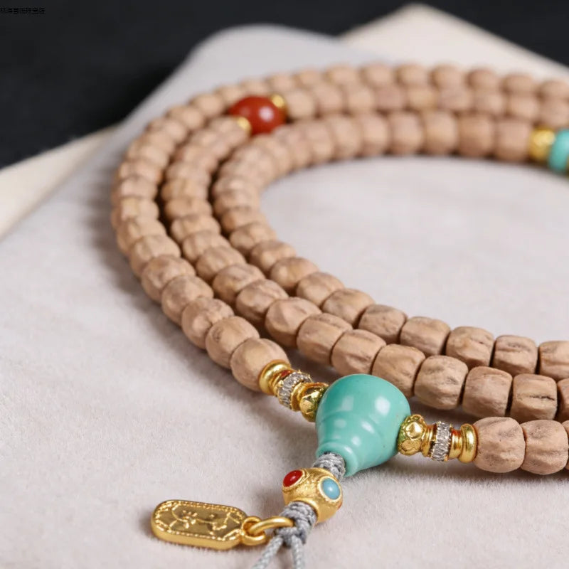 Brown Passion Seed Prayer Beads-ToShay.org