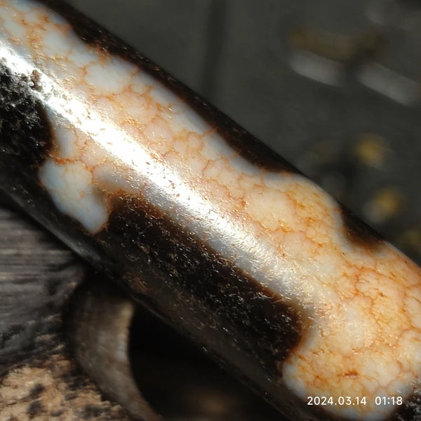 Tibetan Agate Dzi Beads-ToShay.org
