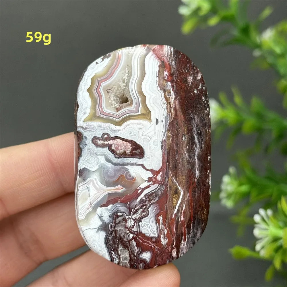 Red Agate Palm Stone-ToShay.org