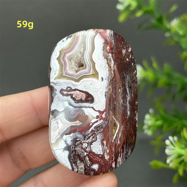 Red Agate Palm Stone-ToShay.org