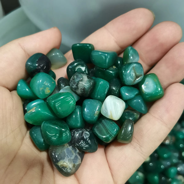 Green Agate Pebbles-ToShay.org