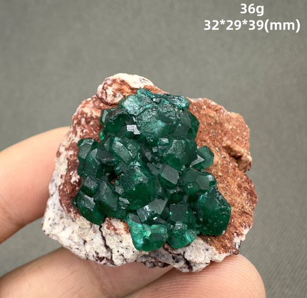 Green Dioptase Quartz-ToShay.org