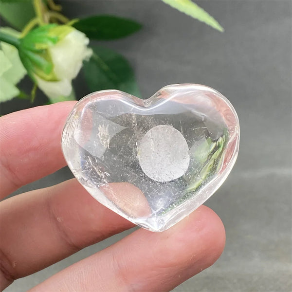 Clear Crystal Heart-ToShay.org