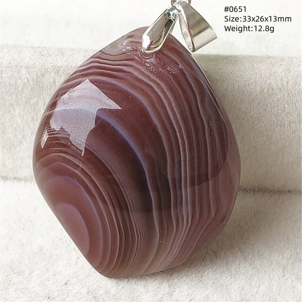 Grey Lace Agate Pendant-ToShay.org