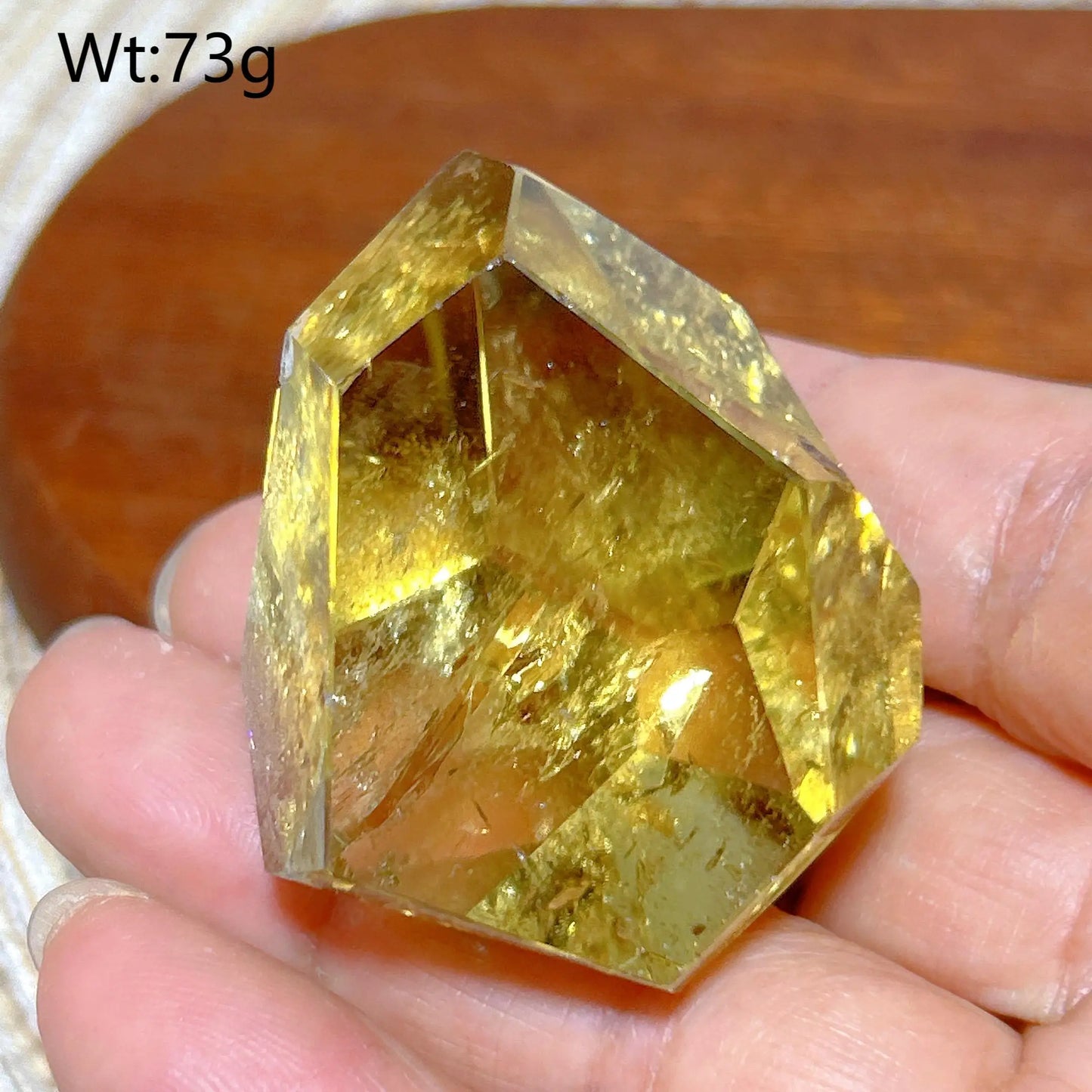 Yellow Smokey Citrine Crystal-ToShay.org