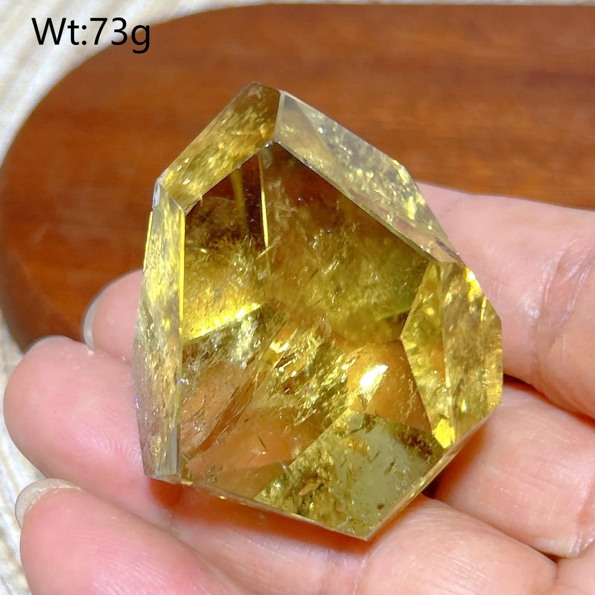 Yellow Smokey Citrine Crystal-ToShay.org