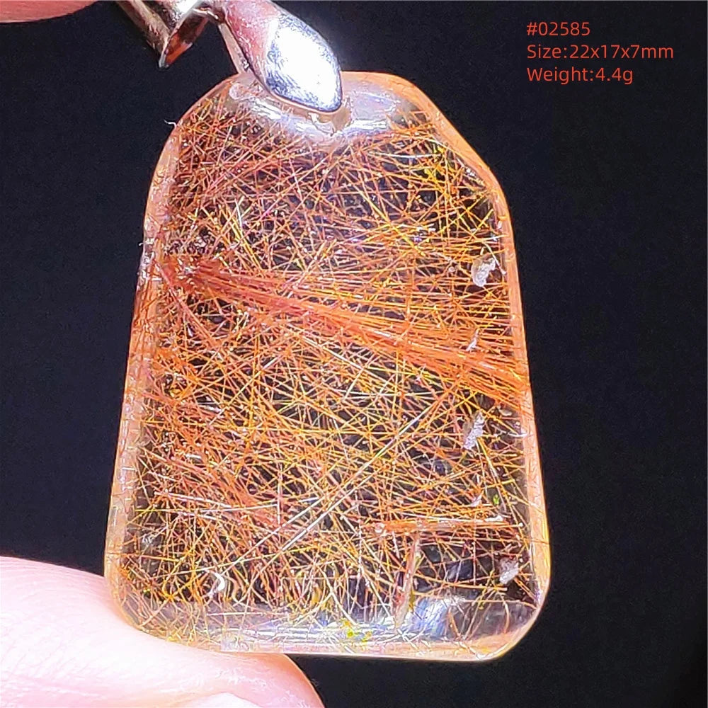 Yellow Rutilated Quartz Pendant-ToShay.org