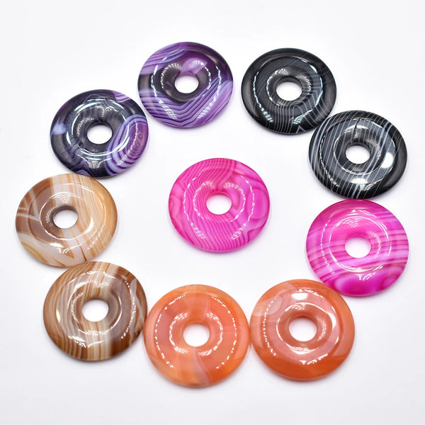 Mixed Stripe Doughnut Beads-ToShay.org