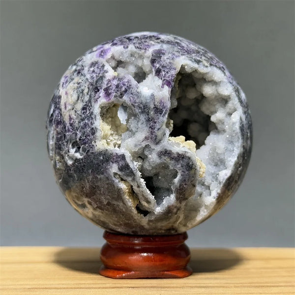 Purple Sphalerite Ball-ToShay.org