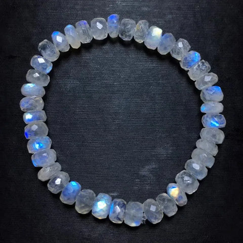 Blue Light Moonstone Bracelet-ToShay.org
