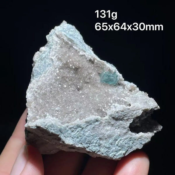 Blue Fluorite Cube Crystal-ToShay.org