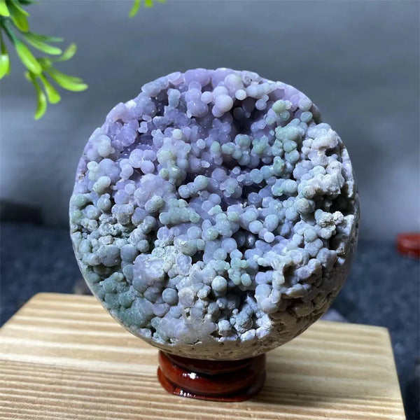 Purple Grape Agate Ball-ToShay.org