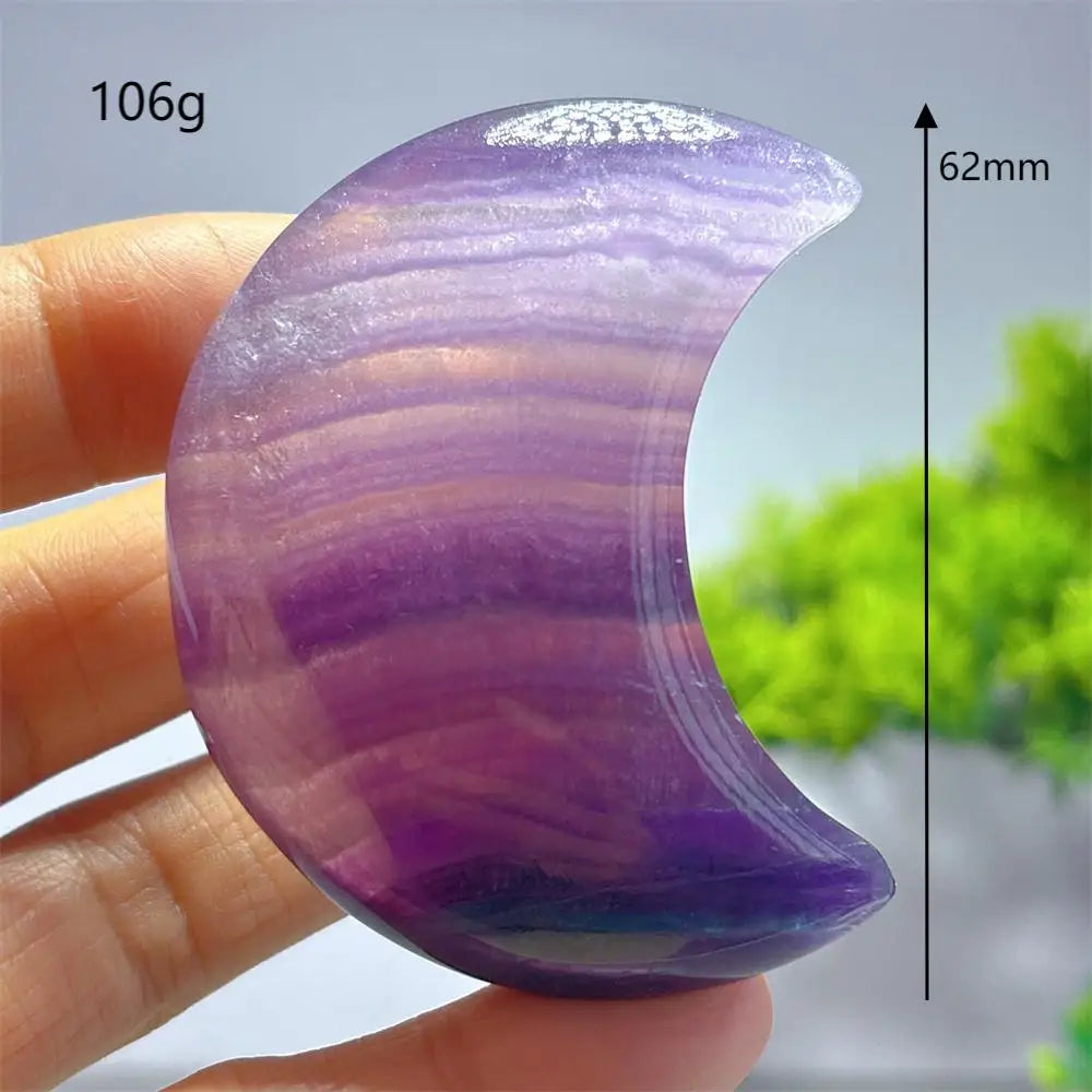 Rainbow Fluorite Moon-ToShay.org