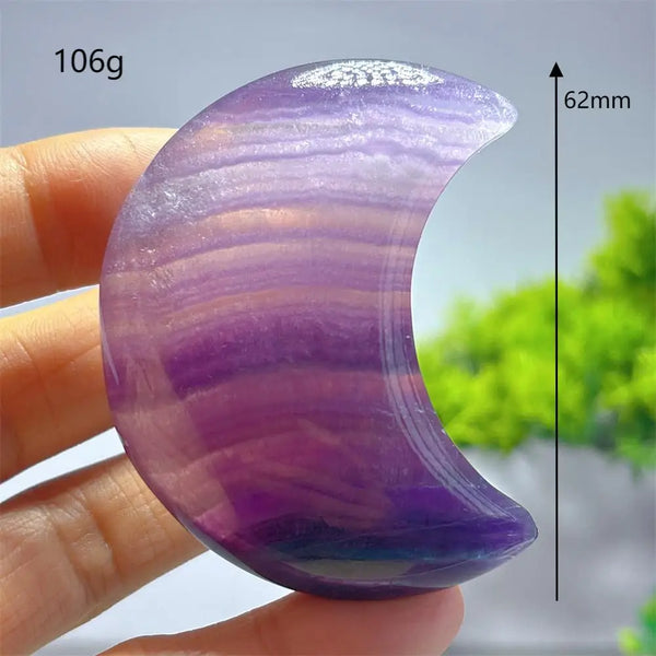 Rainbow Fluorite Moon-ToShay.org