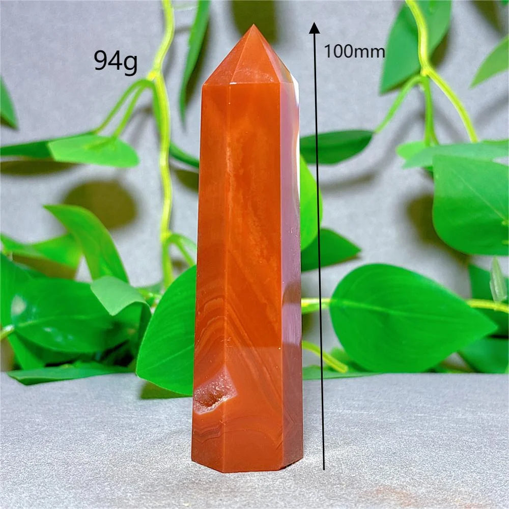 Orange Carnelian Quartz Tower-ToShay.org