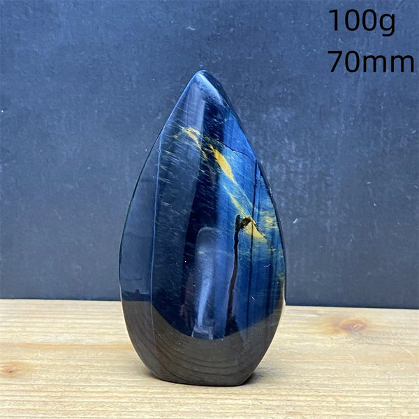 Blue Tiger Eye Stone Flame-ToShay.org