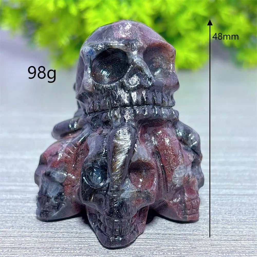 Red Garnet Skulls-ToShay.org