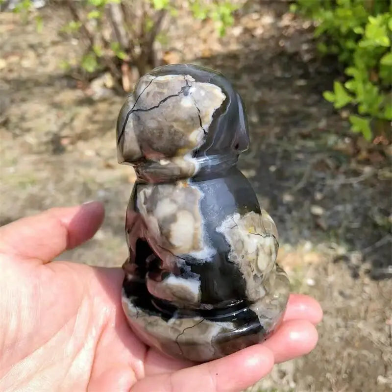 Grey Volcanic Agate Dog-ToShay.org