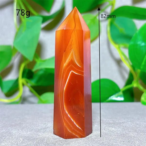 Orange Carnelian Crystal Tower-ToShay.org