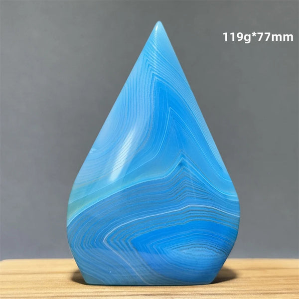 Blue Agate Torch-ToShay.org