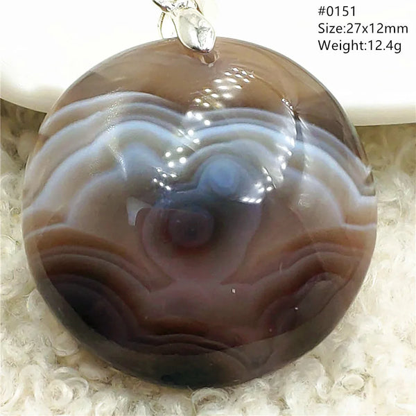 Grey Lace Agate Pendant-ToShay.org