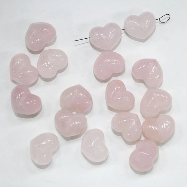 Mixed Quartz Crystal Hearts-ToShay.org